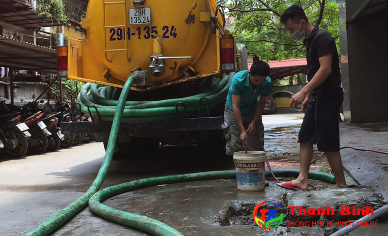 Dịch vụ hút bể phốt tại quận Thanh Xuân