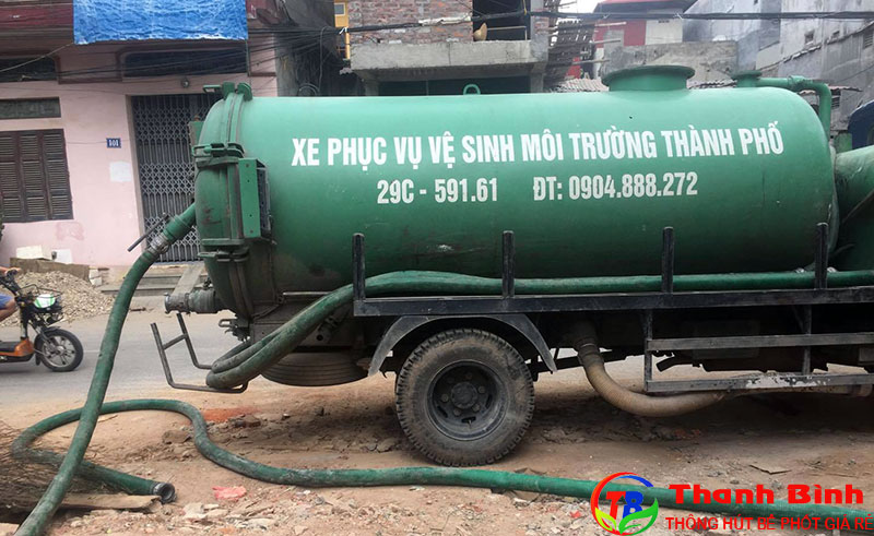 Hút bể phốt tại huyện Thanh Trì
