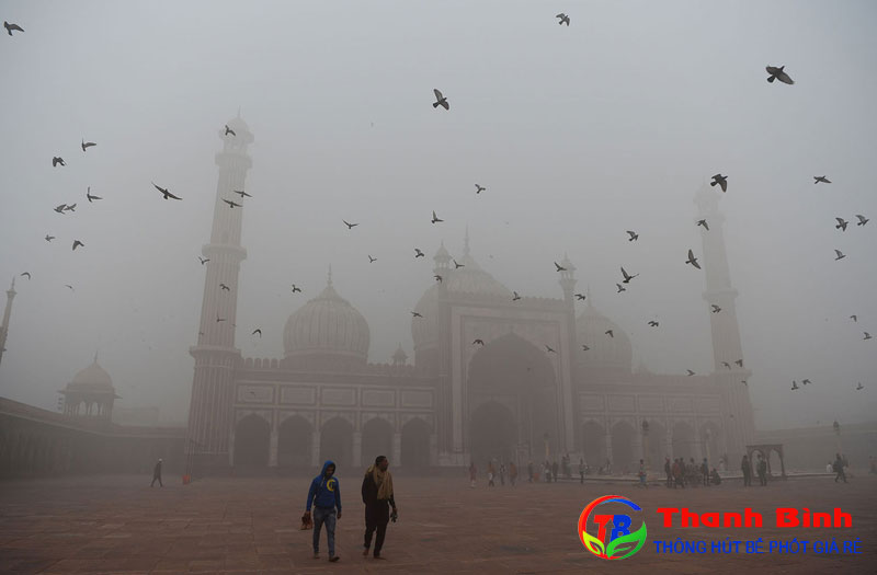 Hình ảnh ô nhiễm không khí ở Ấn Độ