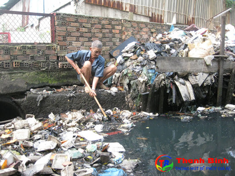 Hình ảnh về ô nhiễm nước thải sinh hoạt